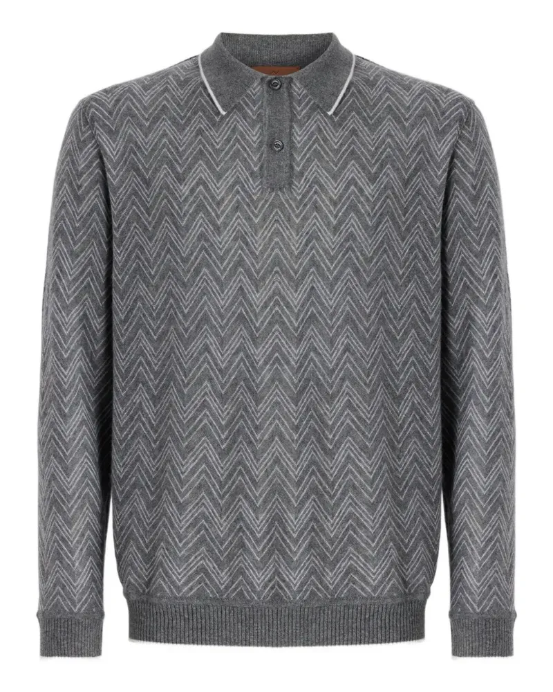 Missoni Poloshirt aus Kaschmir - Grau Grau