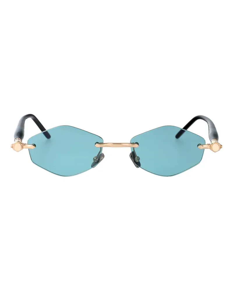 KUBORAUM Maske P60 geometric-frame sunglasses - Blau Blau