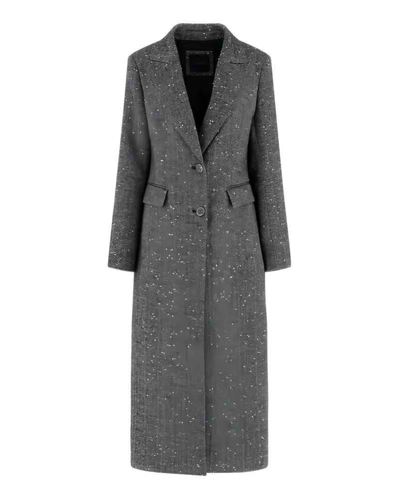 Guess sequin-embellished coat - Grau Grau