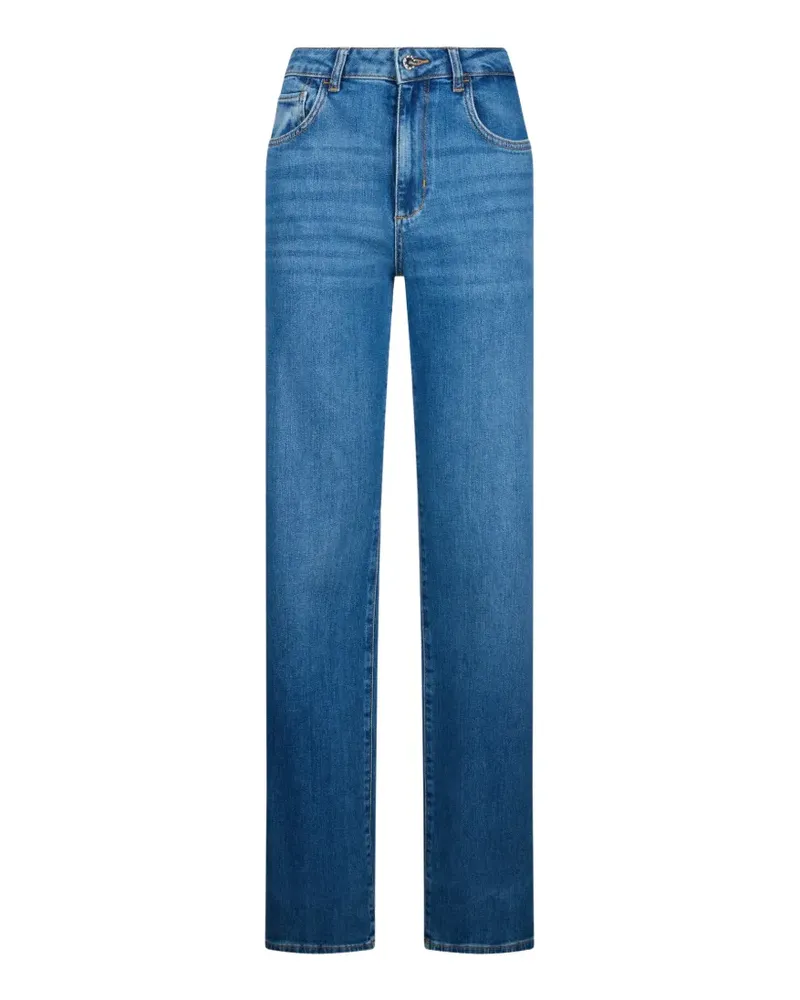 Liu Jo turn-up straight jeans - Blau Blau