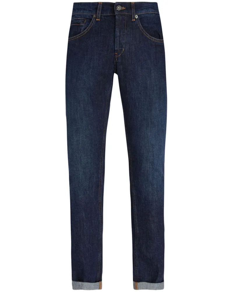 Dondup Schmale Jeans - Blau Blau