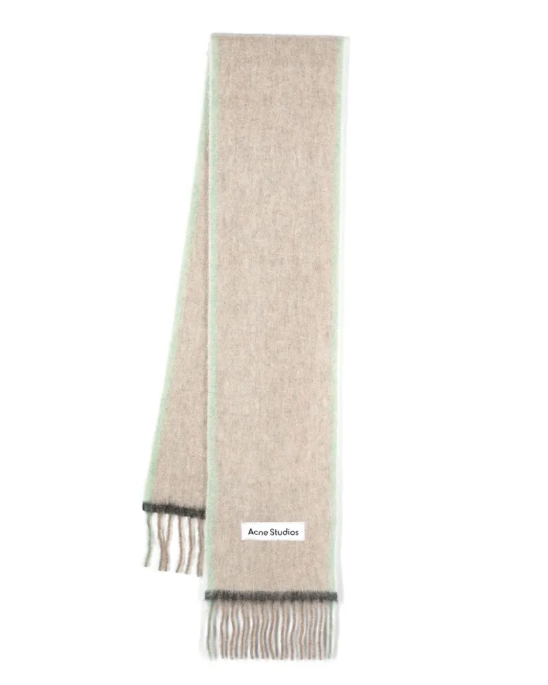 Acne Studios Schal mit Fransen - Nude Nude