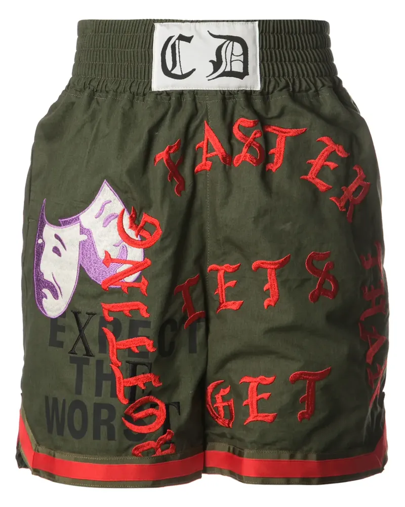 READYMADE Bestickte Boxershorts - Grün Grün
