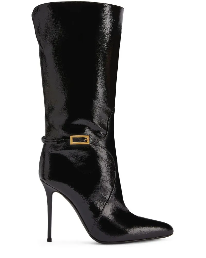 Giuseppe Zanotti Frannie Stiefel 105mm - Schwarz Schwarz