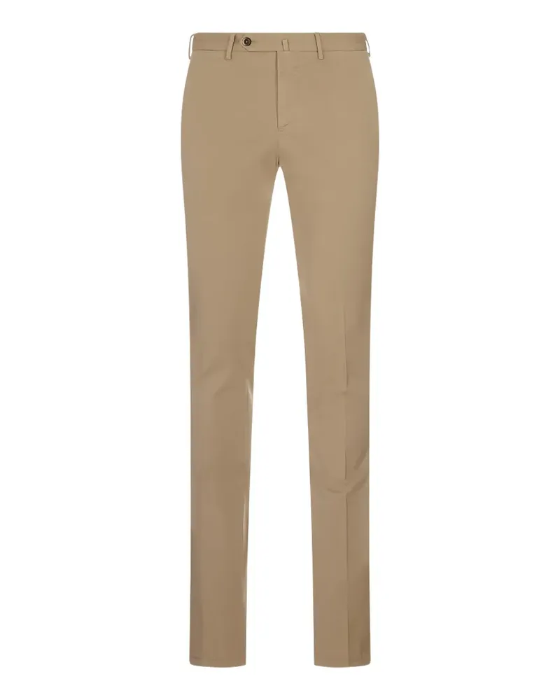 PT TORINO pressed-crease trousers - Braun Braun