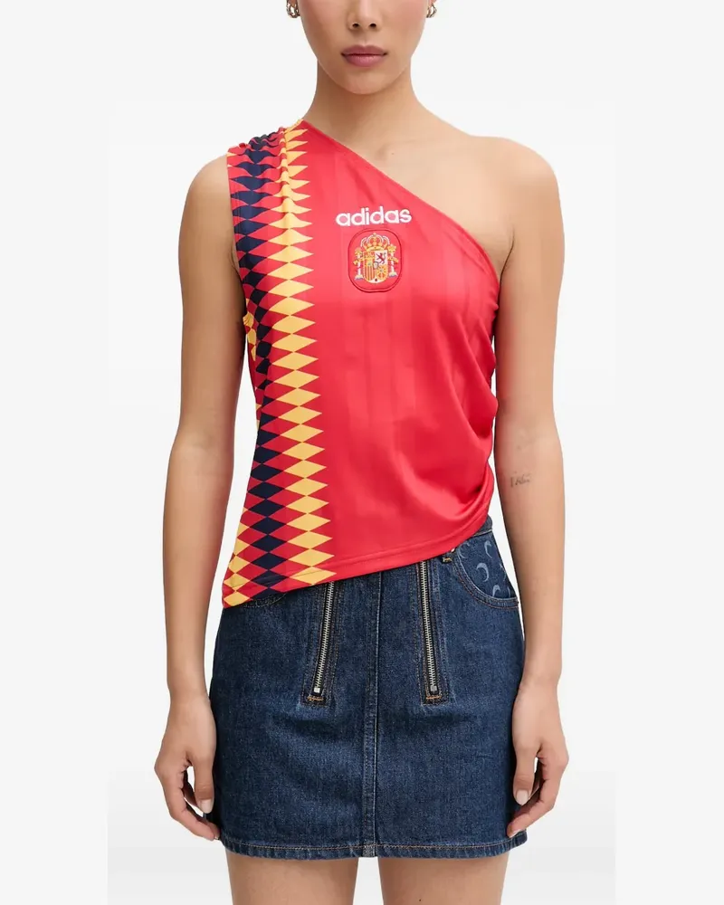 adidas Spain one-shoulder top - Rot Rot