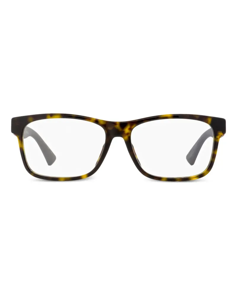 Gucci GG0176 Brille in Schildpattoptik - Braun Braun