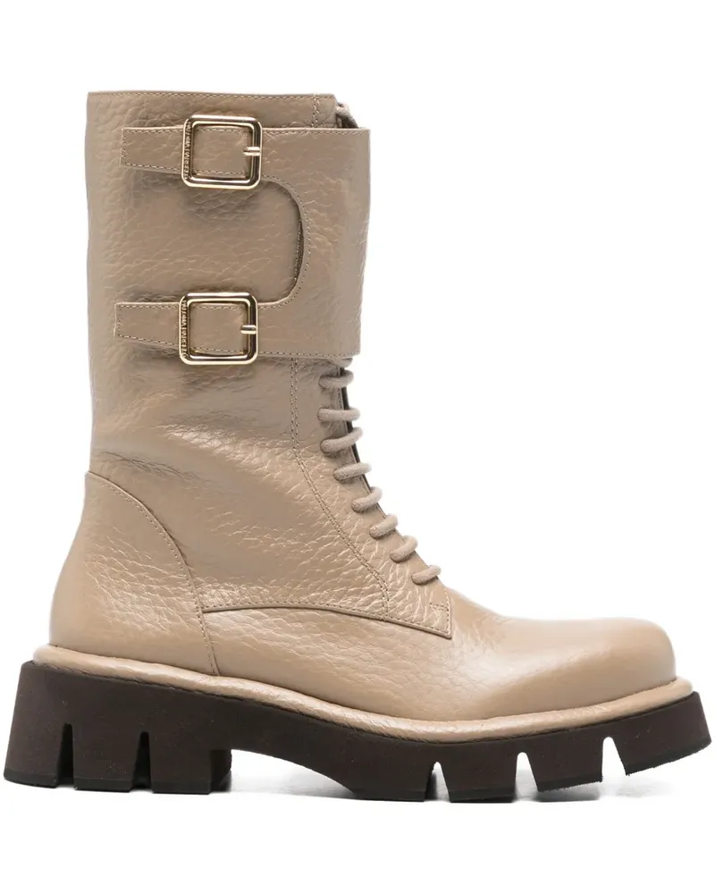 Paloma Barceló Stiefel mit Schnallendetail - Nude Nude