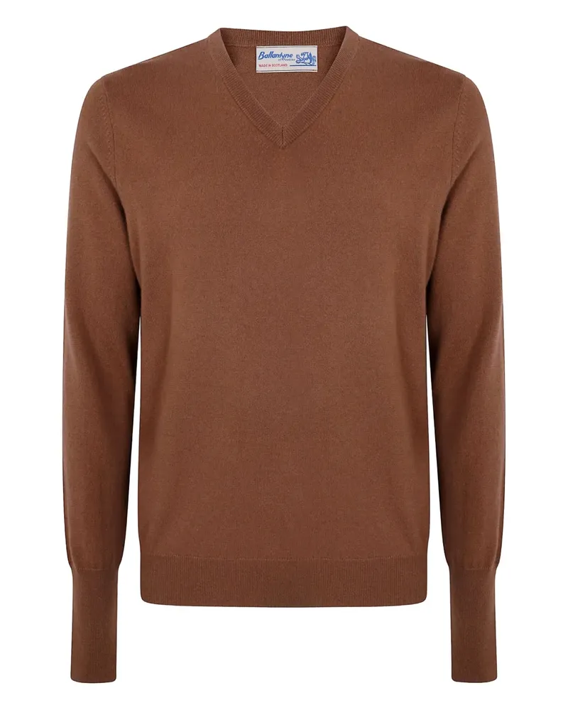 Ballantyne v-neck cashmere sweater - Braun Braun