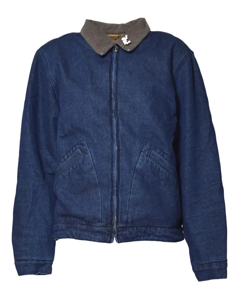 Carne Bollente embellished denim coat - Blau Blau