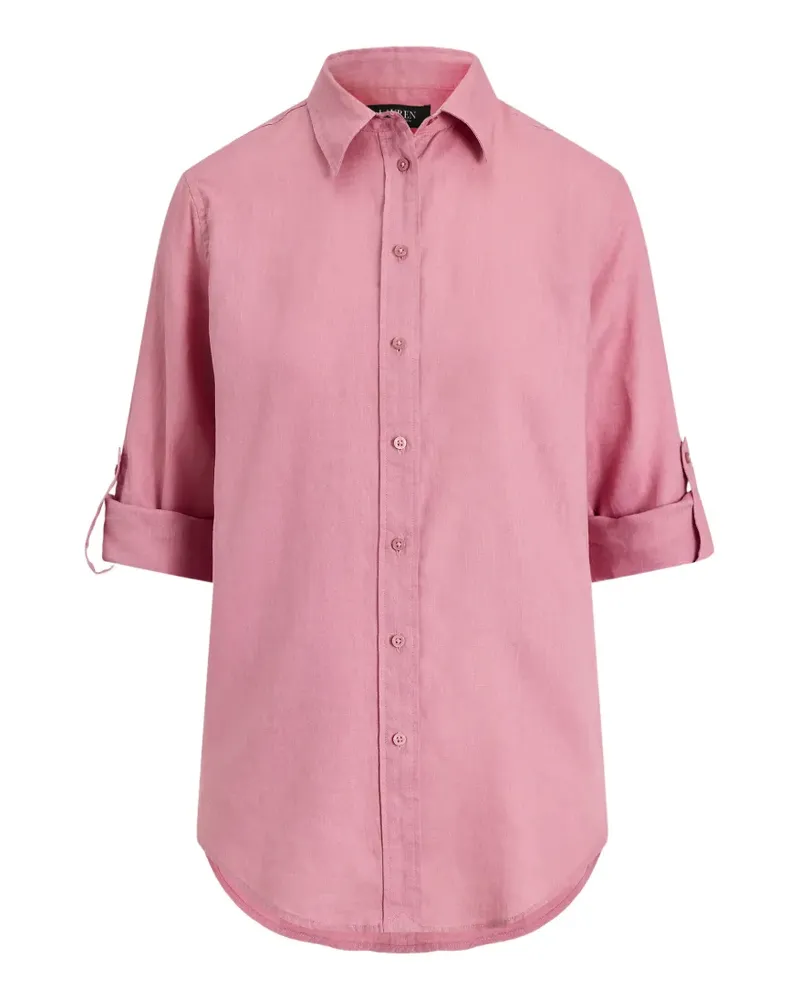 Ralph Lauren Geknöpftes Hemd mit Rollverschluss - Rosa Rosa