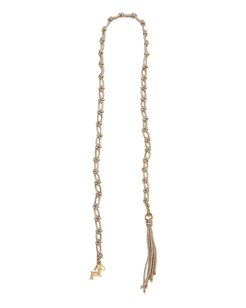 Rosantica Capri crystal-embellished strap - Gold Gold
