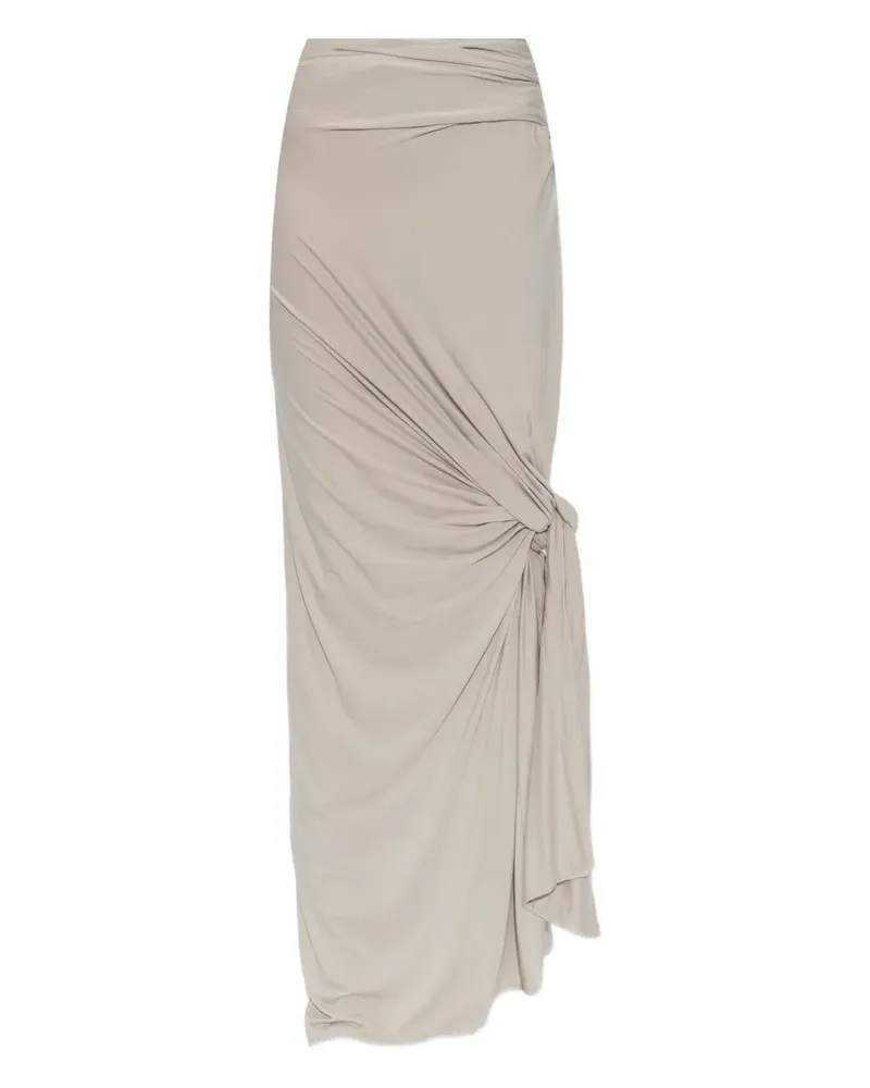 Entire Studios knotted maxi skirt - Grau Grau
