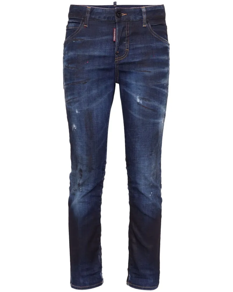 Dsquared2 Tief sitzende Slim-Fit-Jeans - Blau Blau