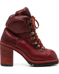 GUIDI R19AV Schnürstiefel 100mm Rot