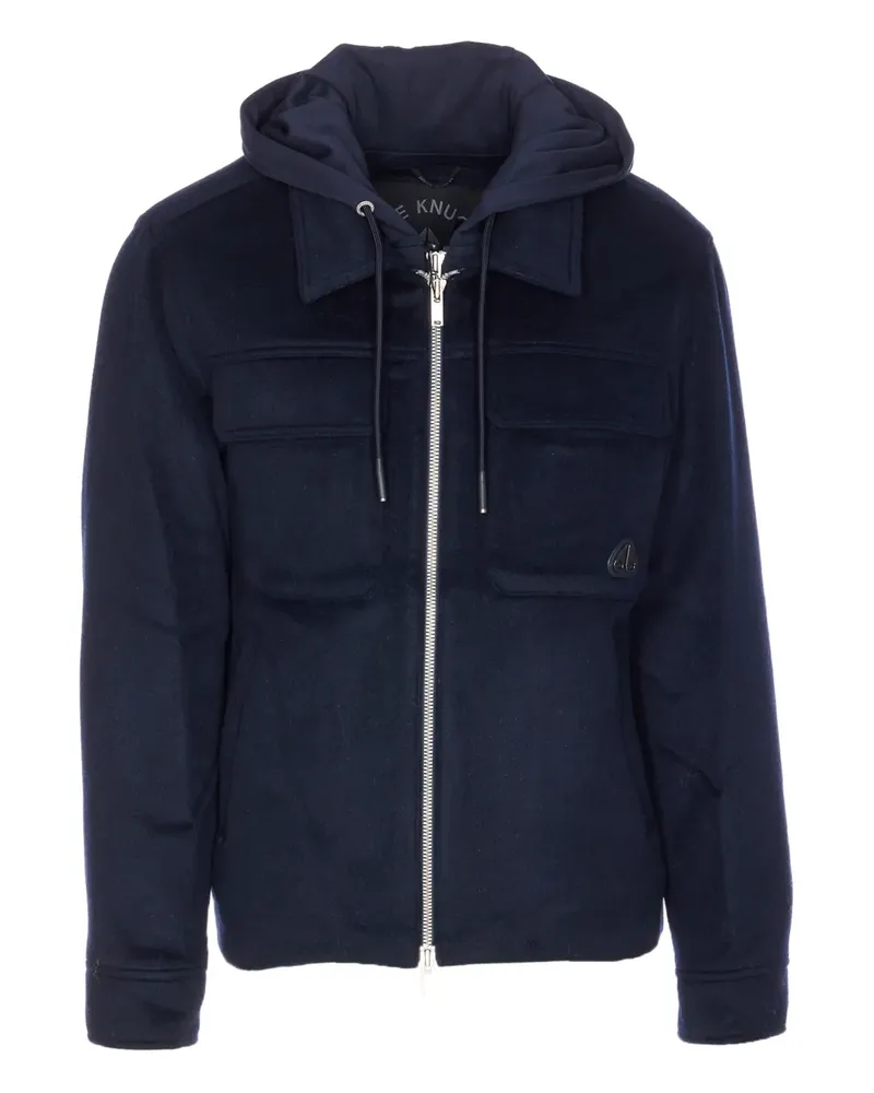 Moose Knuckles Snowdon double-zip hooded jacket - Blau Blau
