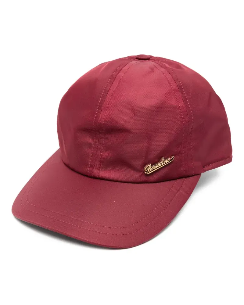 Borsalino logo-appliqué cap - Rot Rot