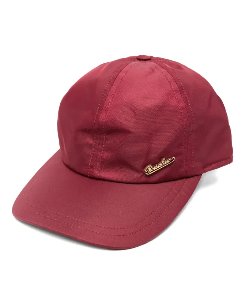 Borsalino logo-appliqué cap - Rot Rot