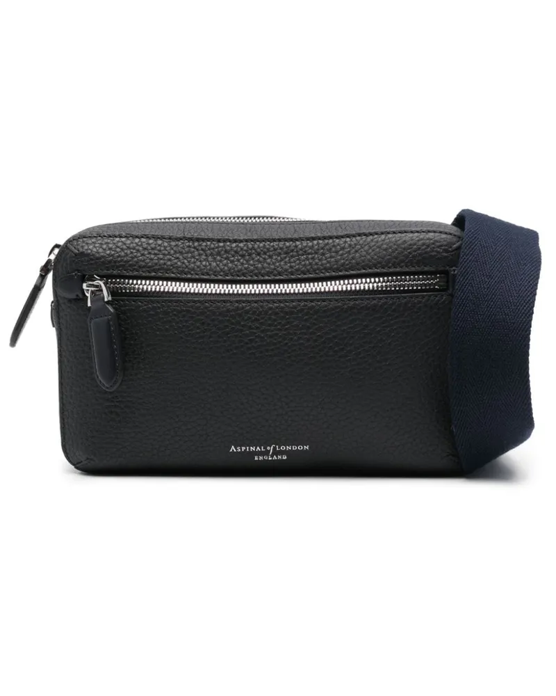 Aspinal of London Reporter Compact Kuriertasche - Blau Blau