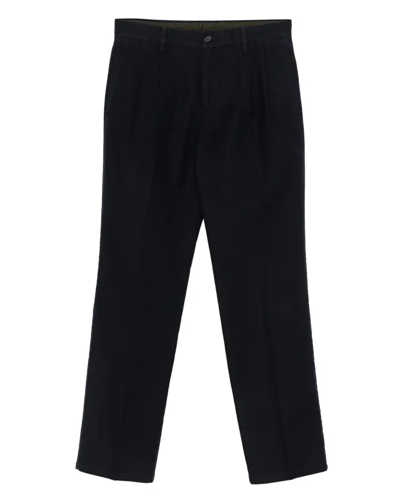 ASPESI pleated cotton trousers - Schwarz Schwarz