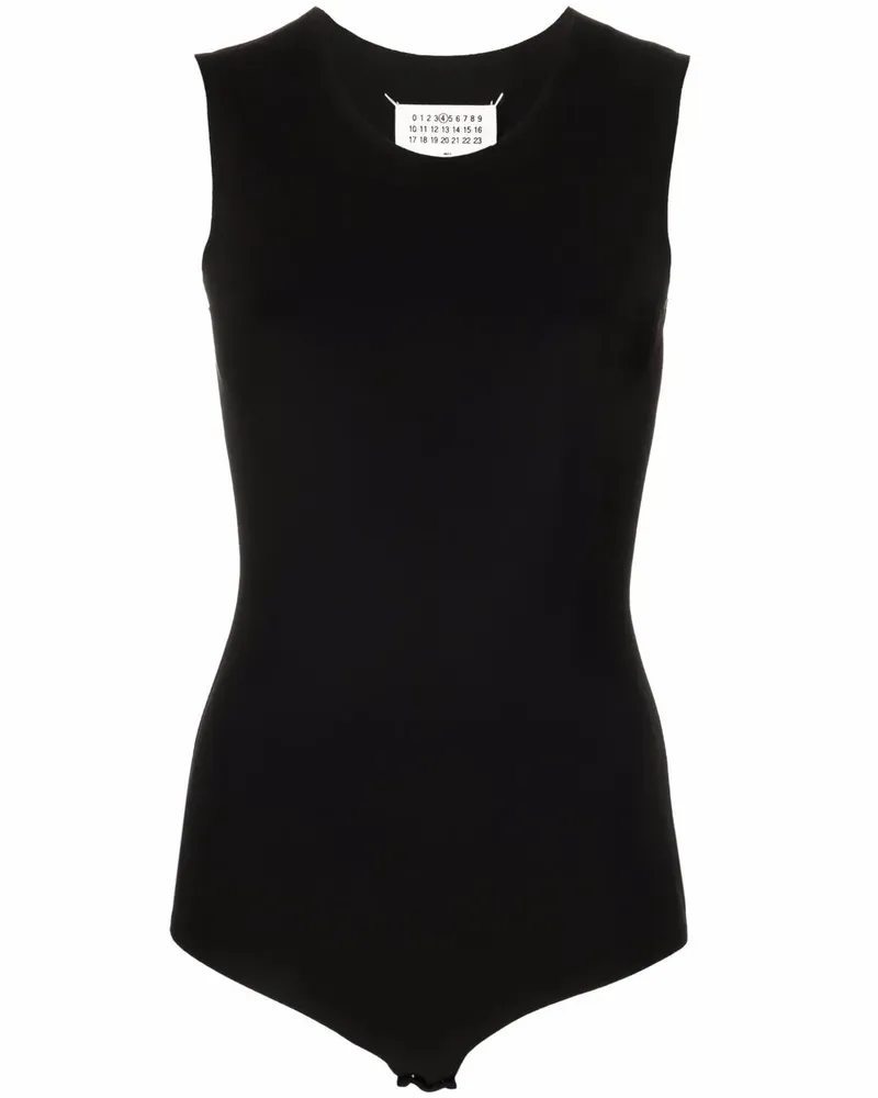 Maison Margiela Body mit Logo - Schwarz Schwarz