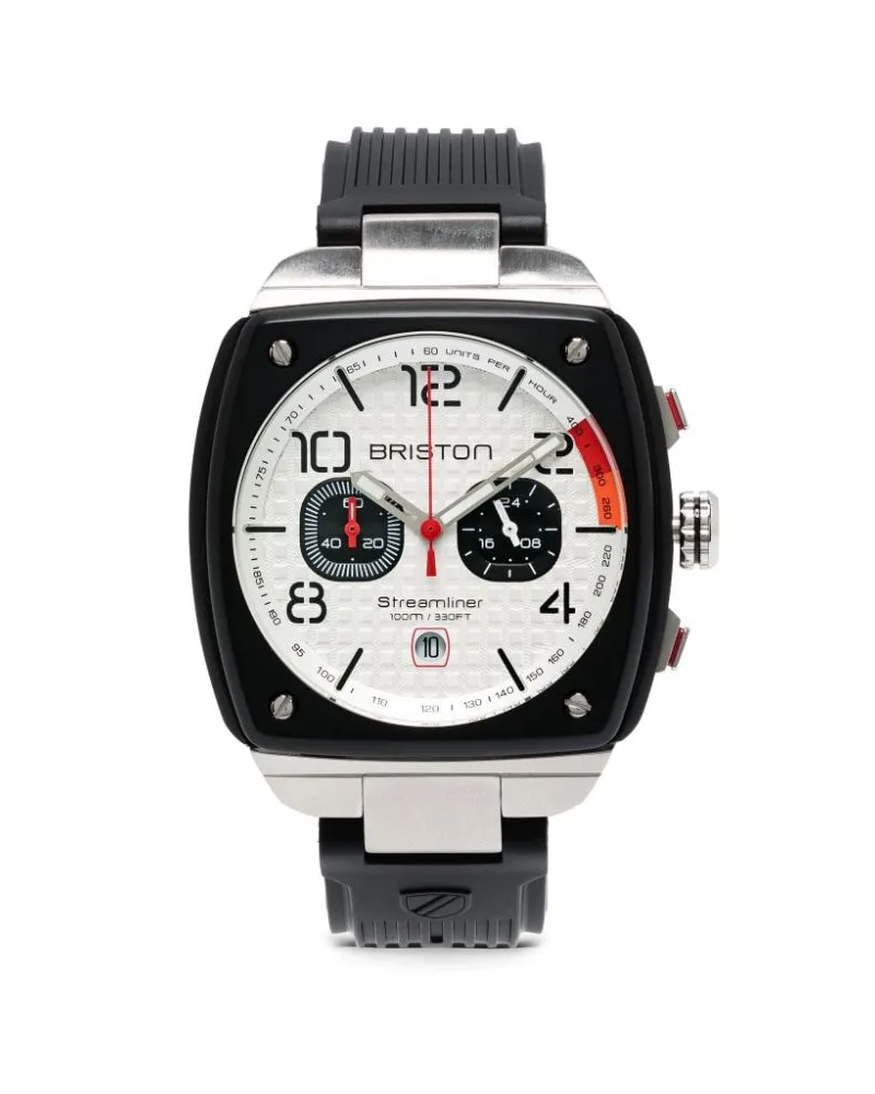 BRISTON Streamliner Urban Chronograph 42mm - Weiß Weiß