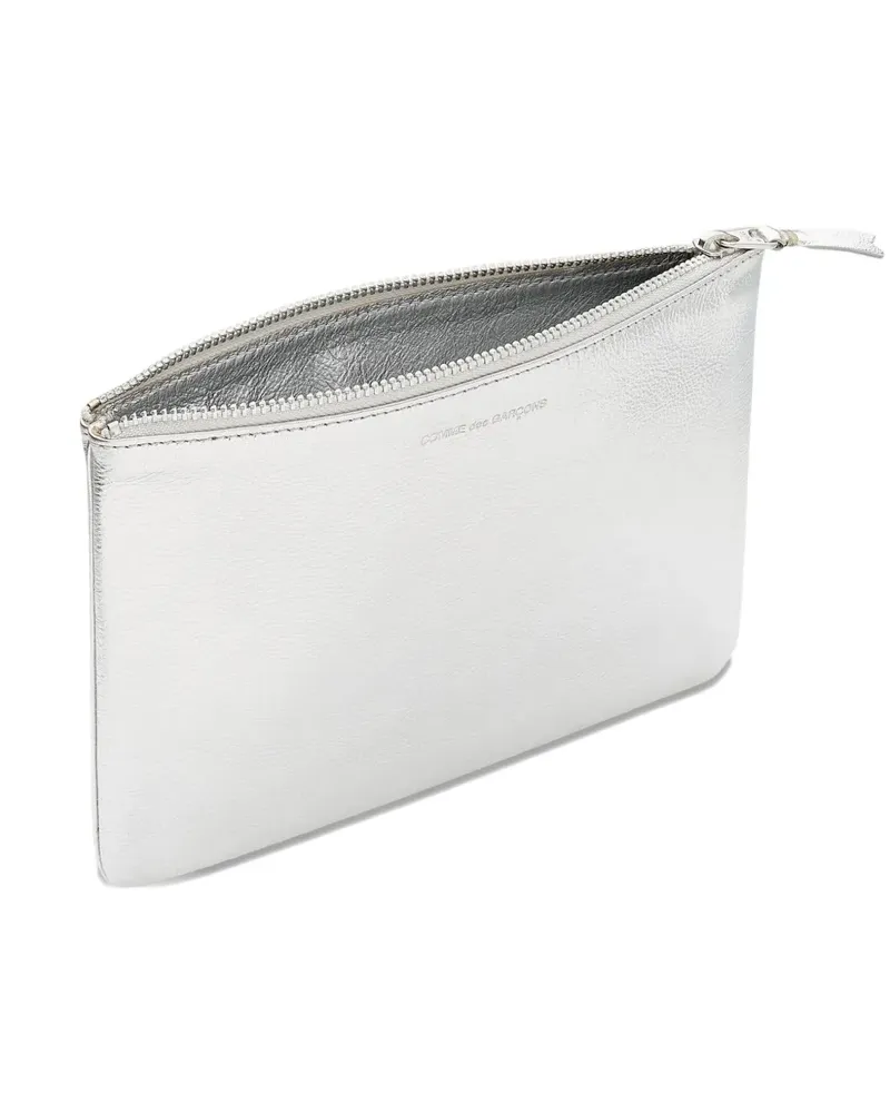 Comme des Garçons Portemonnaie mit Logo-Prägung - Metallic Metallic
