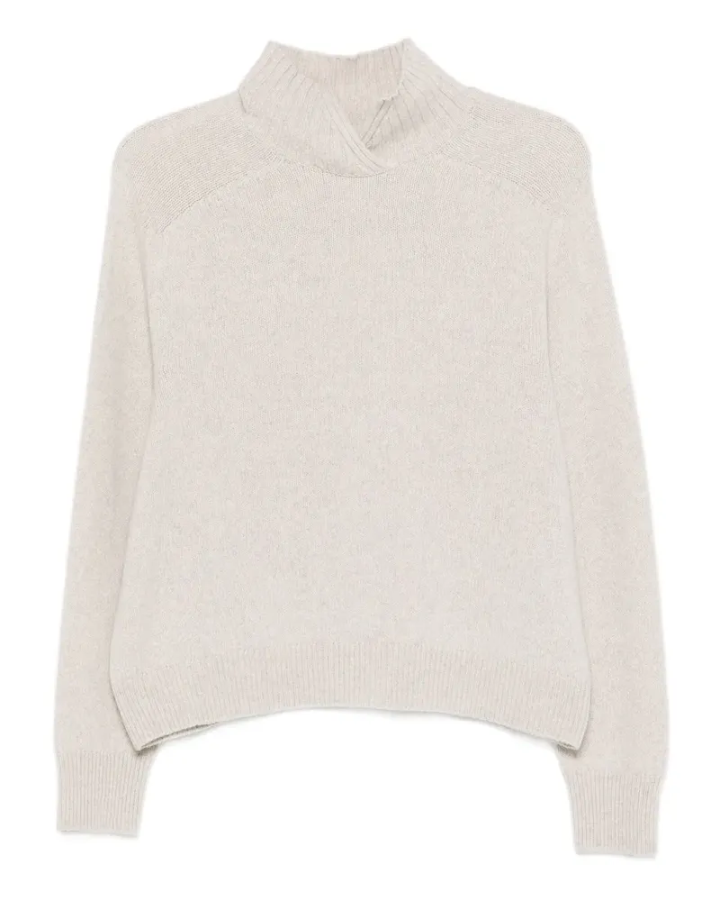 Malo Pullover mit Stehkragen - Nude Nude