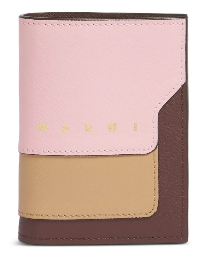 Marni saffiano bifold wallet - Rosa Rosa
