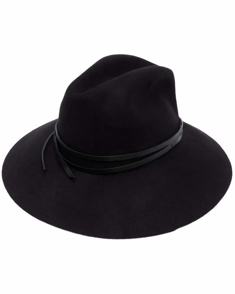 Golden Goose Fedora mit breiter Krempe - Schwarz Schwarz