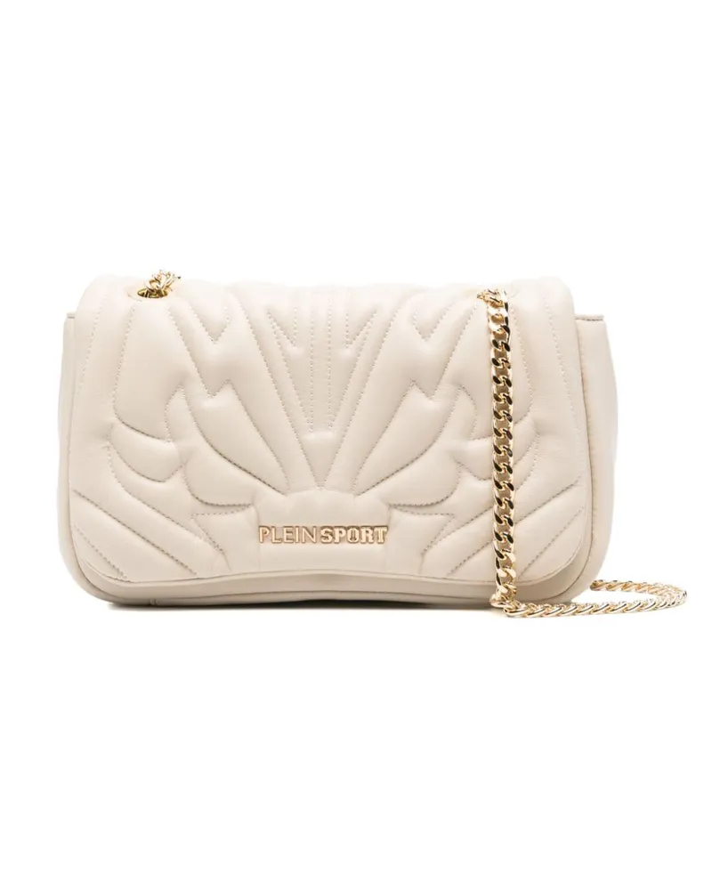 Philipp Plein Jenna quilted shoulder bag Nude