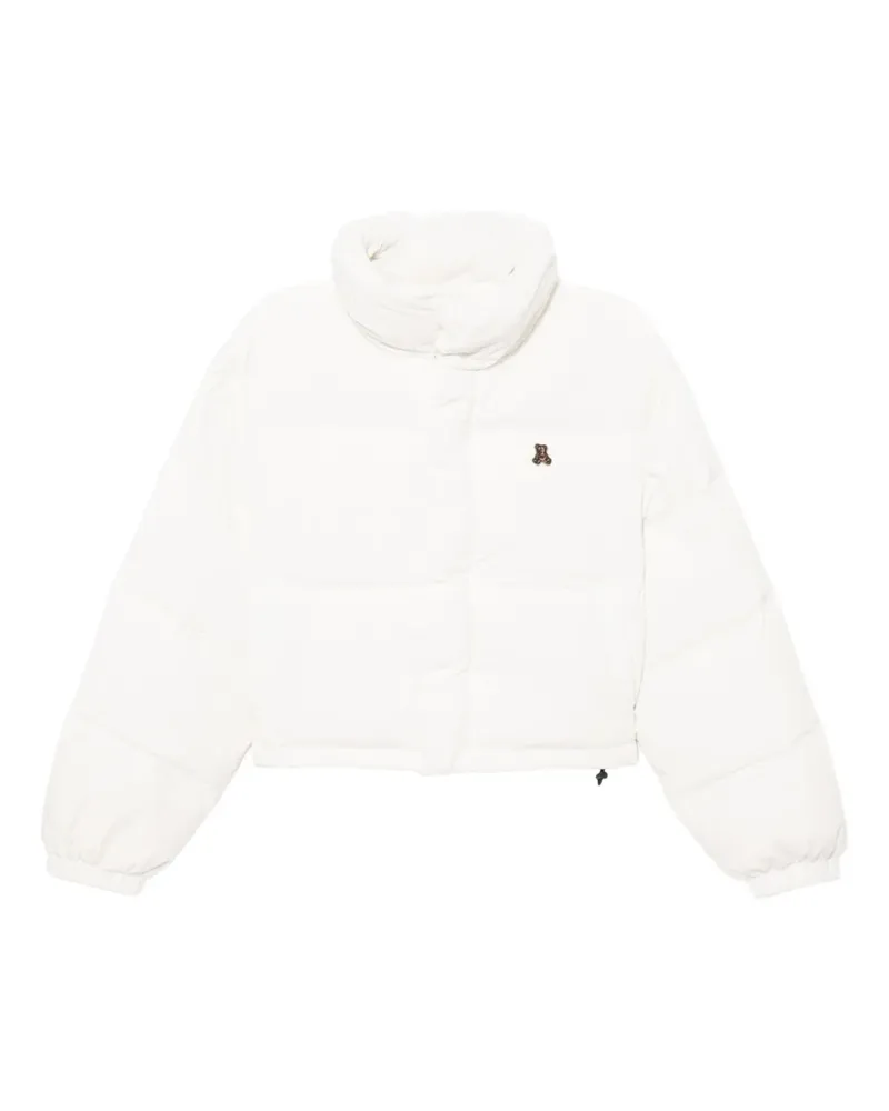 Izzue Steppjacke mit Bärenstickerei - Nude Nude