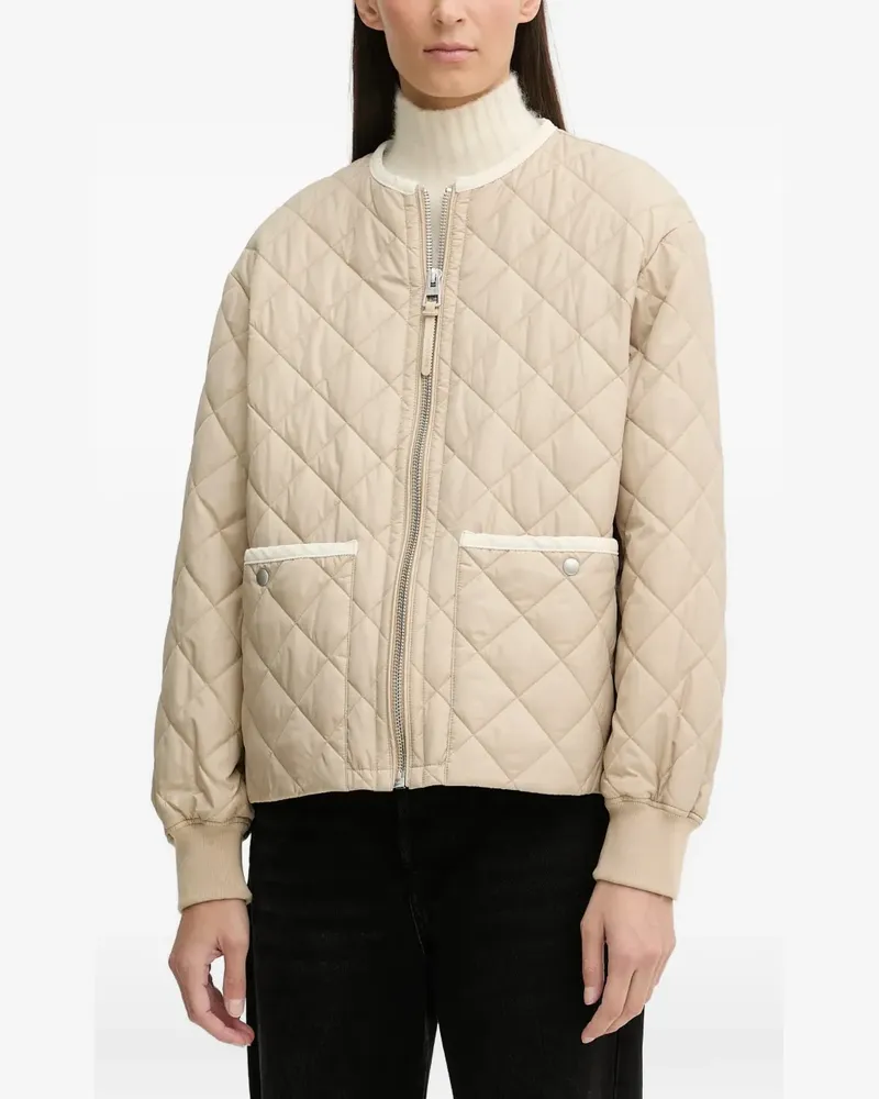 Marc O'Polo quilted zip-up puffer jacket - Nude Nude