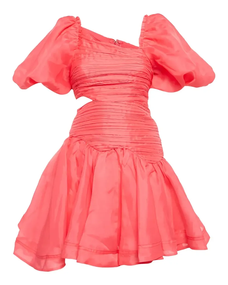 Aje. Joan Minikleid mit Cut-Outs - Rosa Rosa