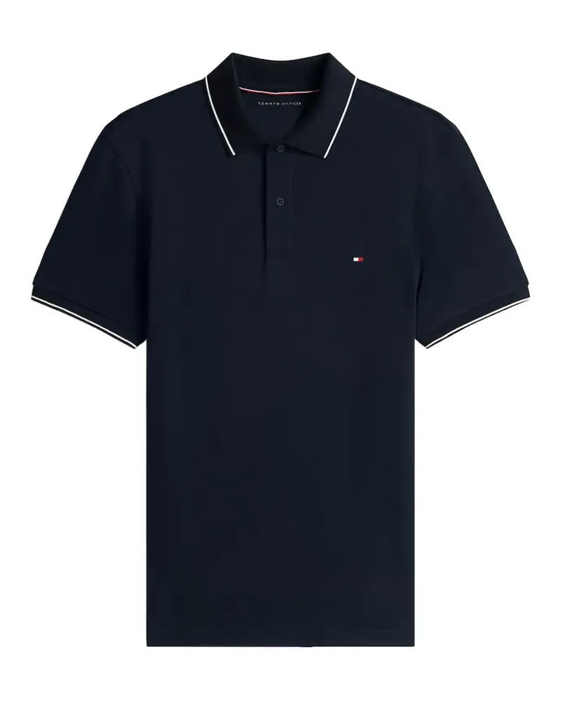 Tommy Hilfiger Performance stripe-details polo shirt - Blau Blau