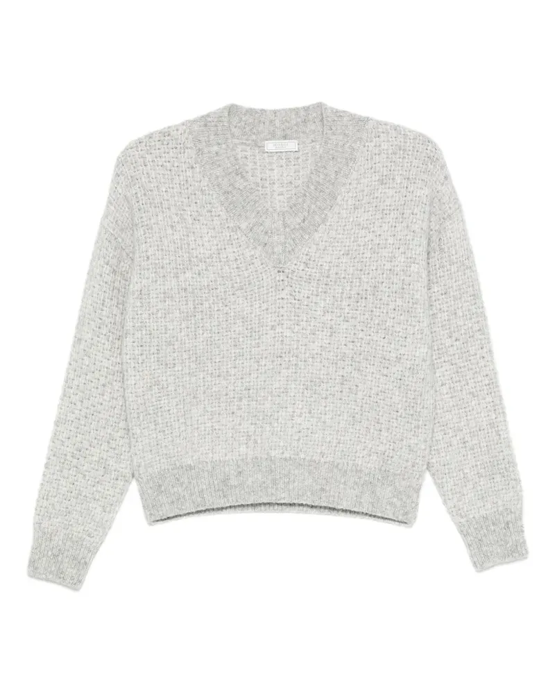Peserico Pullover mit V-Ausschnitt - Grau Grau