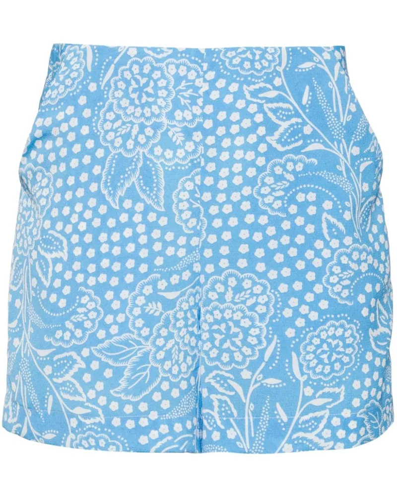 Bambah Azalea Shorts mit hohem Bund - Blau Blau