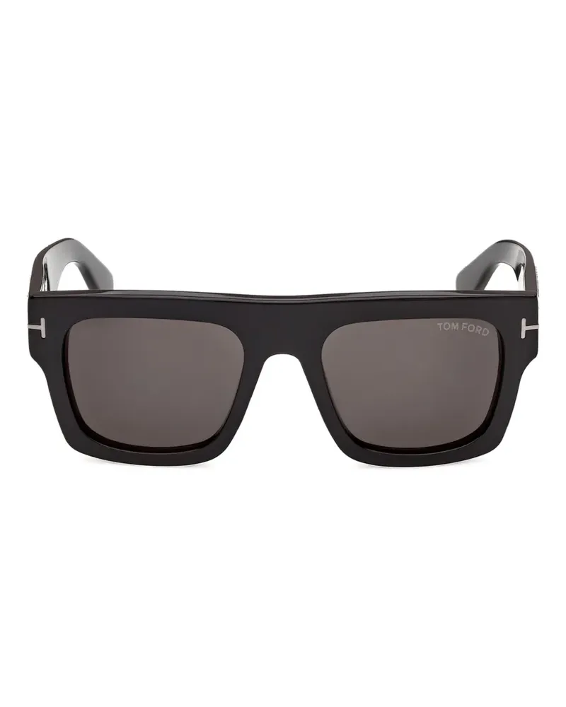 Tom Ford Eckige Fausto Sonnenbrille - Schwarz Schwarz