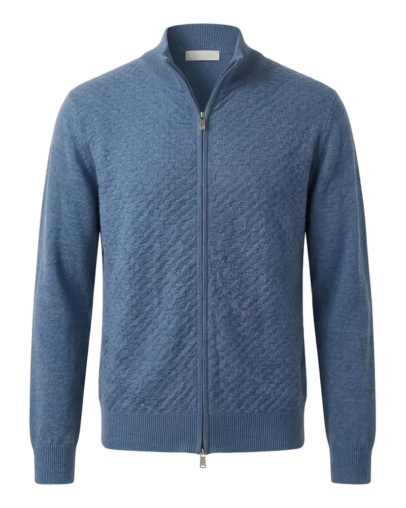 Tombolini zip-up cardigan - Blau Blau