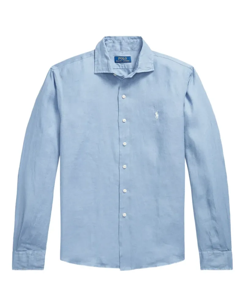 Ralph Lauren long-sleeve linen shirt - Blau Blau