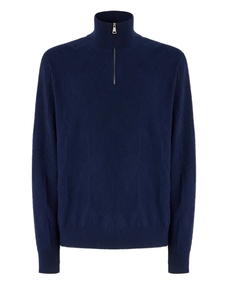 Missoni Pullover mit Fischgrätenmuster - Blau Blau