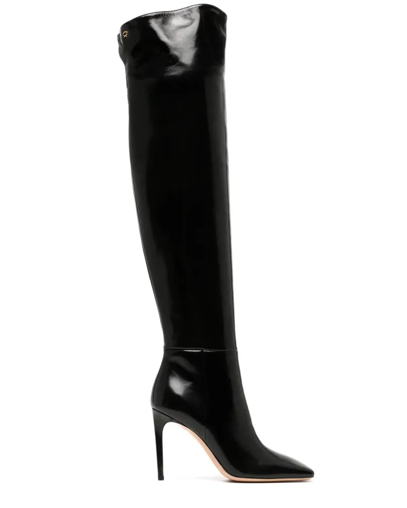 Gianvito Rossi Christina Cuissard Stiefel 95mm - Schwarz Schwarz