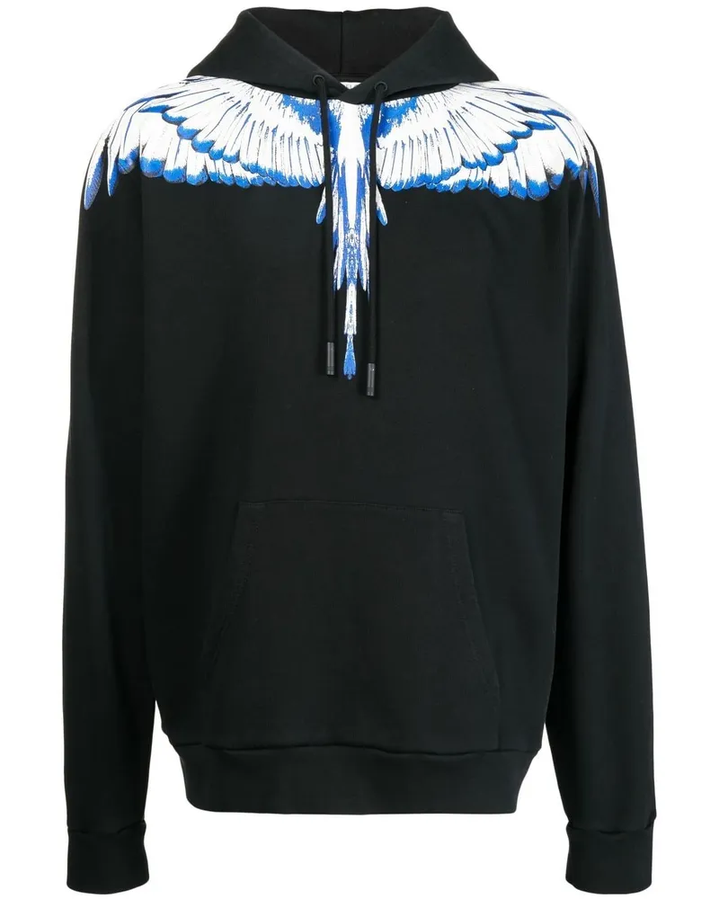 Marcelo Burlon | County of Milan Hoodie mit Flügel-Print Schwarz