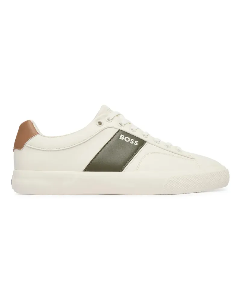 HUGO BOSS Sneakers mit Logo-Print - Weiß Weiß