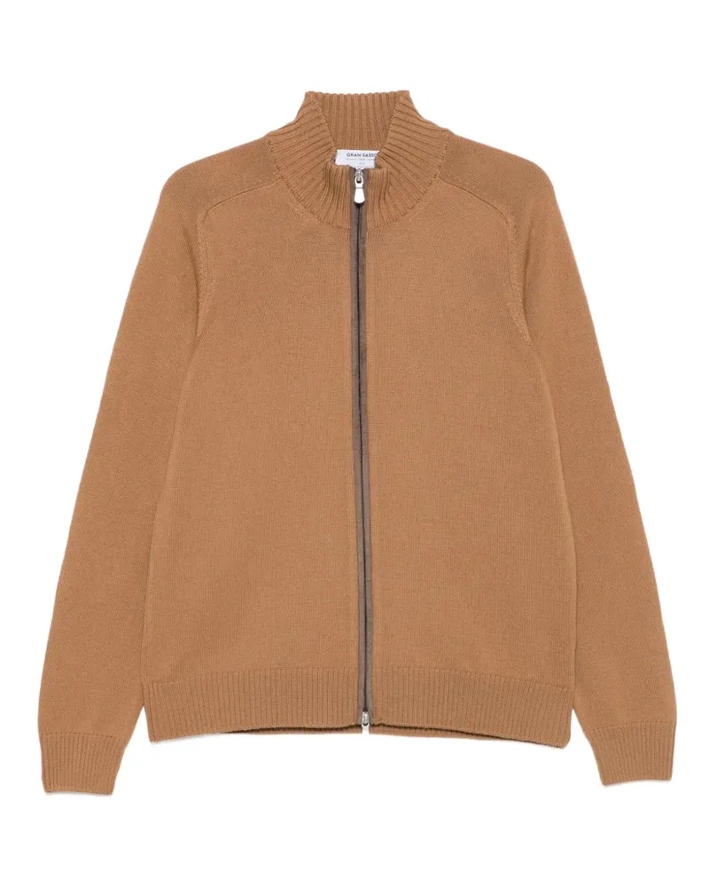 Gran Sasso Cardigan mit Reißverschluss - Braun Braun