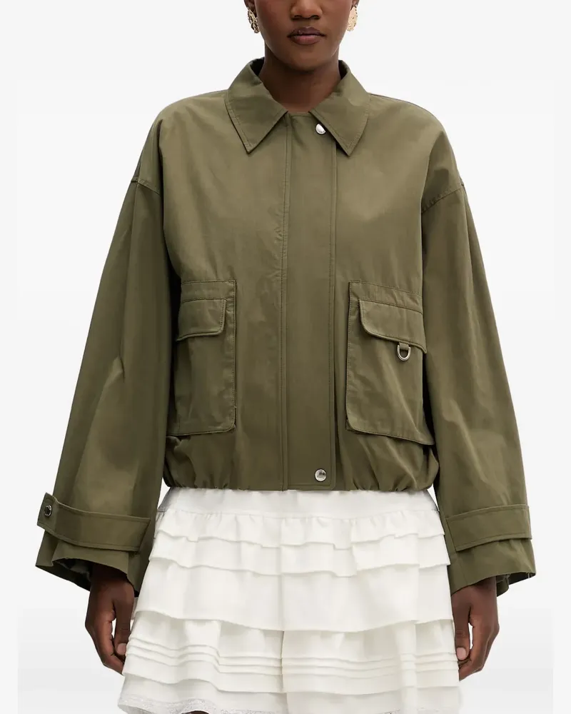 Isabelle Blanche zip-up pocket-detail jacket - Grün Grün