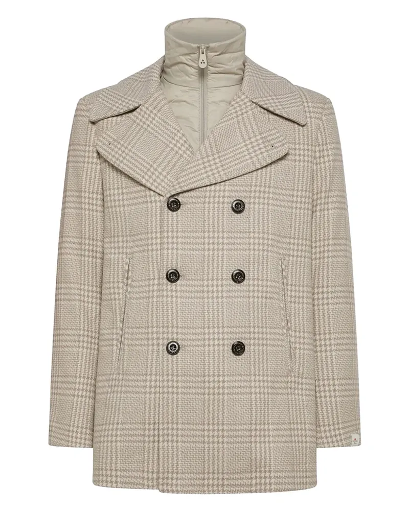 Peuterey Karierte Cabanjacke - Nude Nude