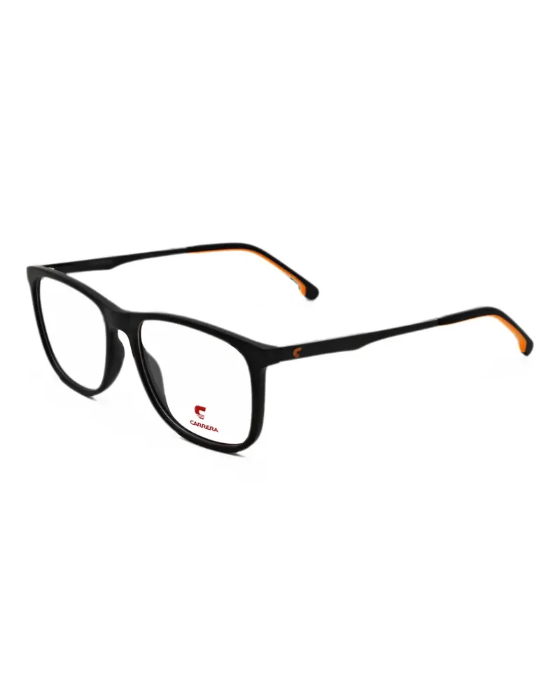 Carrera Eckige Brille mit Logo - Schwarz Schwarz