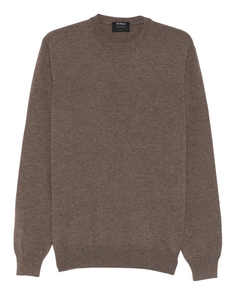 Dell'oglio Strick mit rundem Ausschnitt - Braun Braun