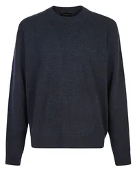 Roberto Collina Pullover mit rundem Ausschnitt Blau